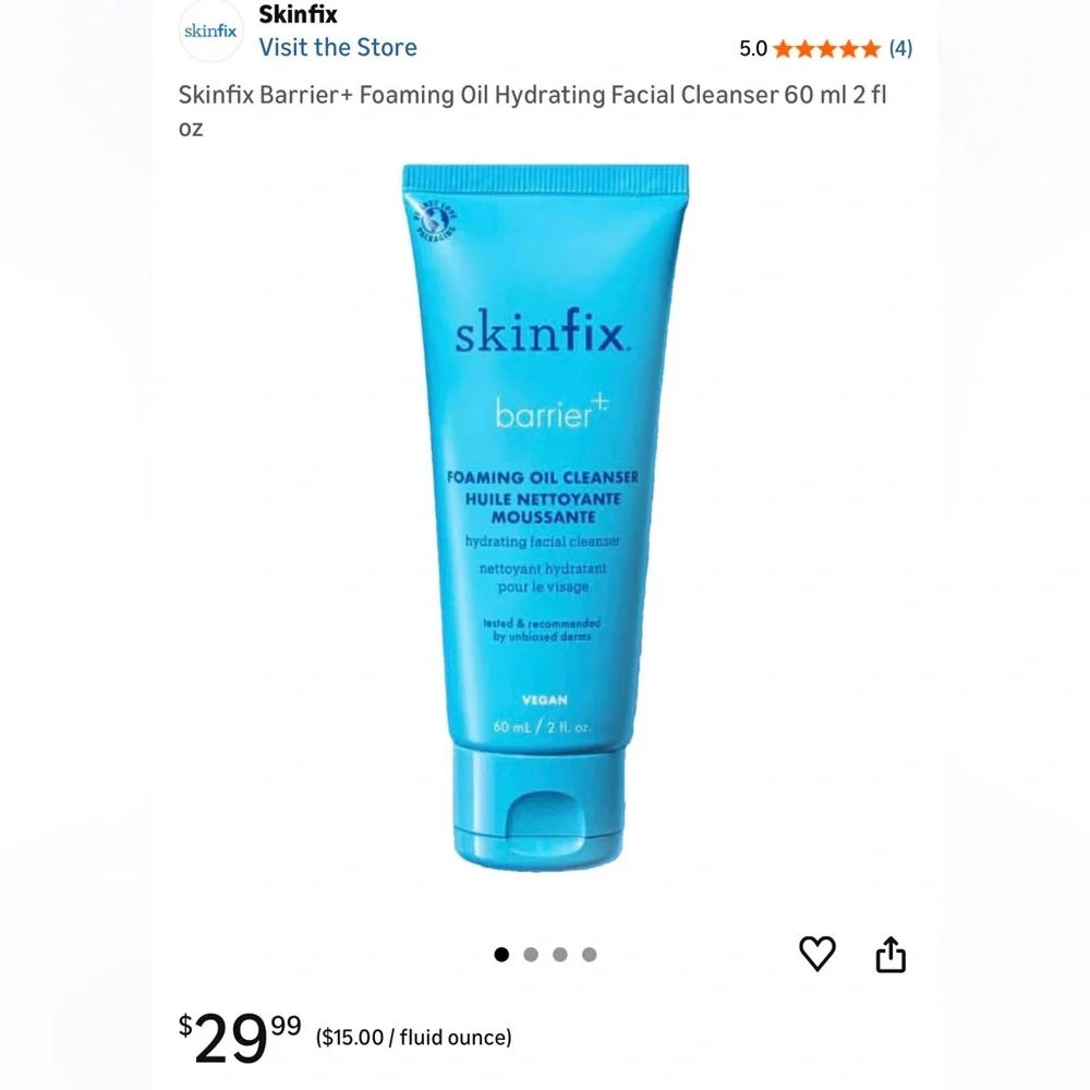 Skinfix Barrier+ Foaming Oil Cleanser - Blue